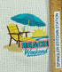 Beach Weekend Microfiber Waffle Weave Hand Towel - Kitchen Towel