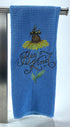 Bee Kind microfiber waffle weave hand  towel - Kitchen towel