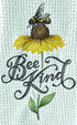 Bee Kind microfiber waffle weave hand  towel - Kitchen towel