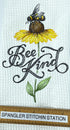 Bee Kind microfiber waffle weave hand  towel - Kitchen towel
