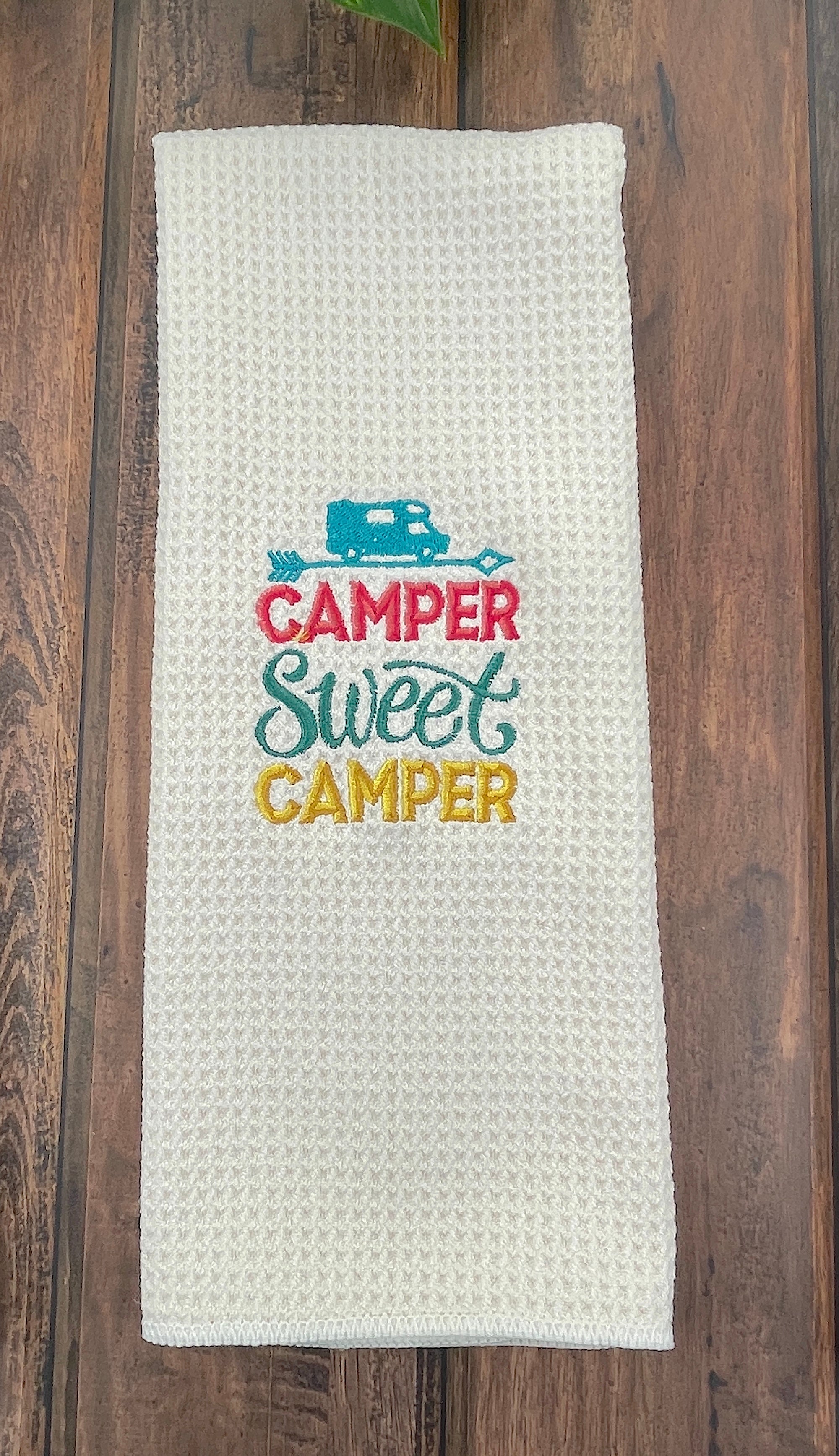 Camper Sweet Camper Microfiber kitchen towel