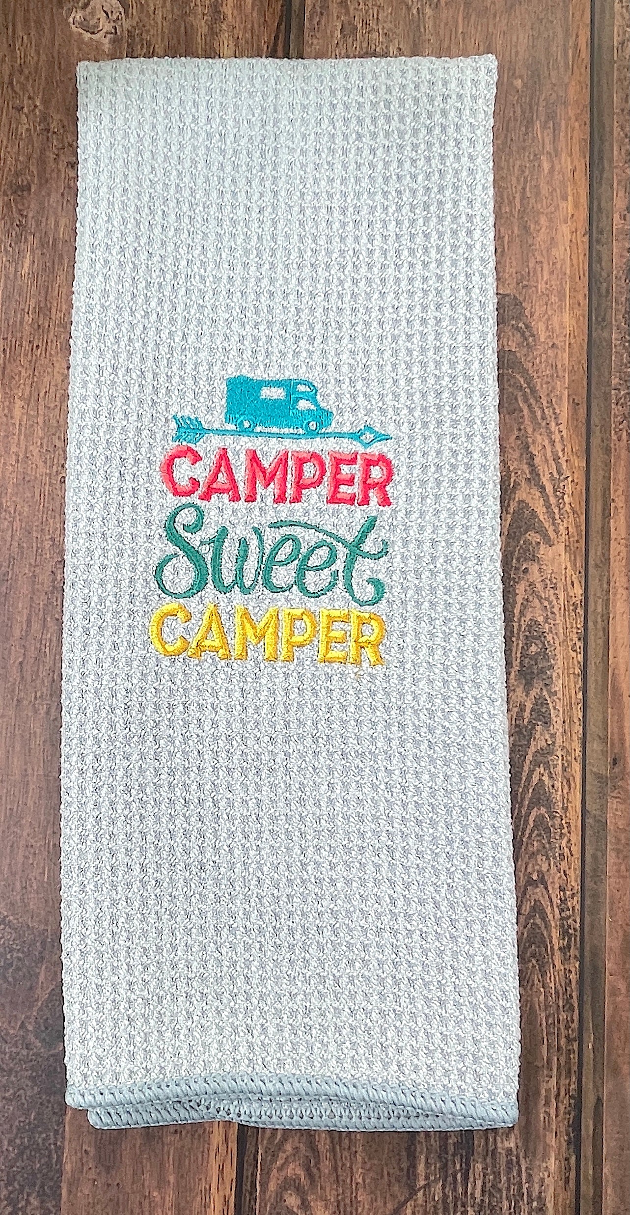Camper Sweet Camper Microfiber kitchen towel