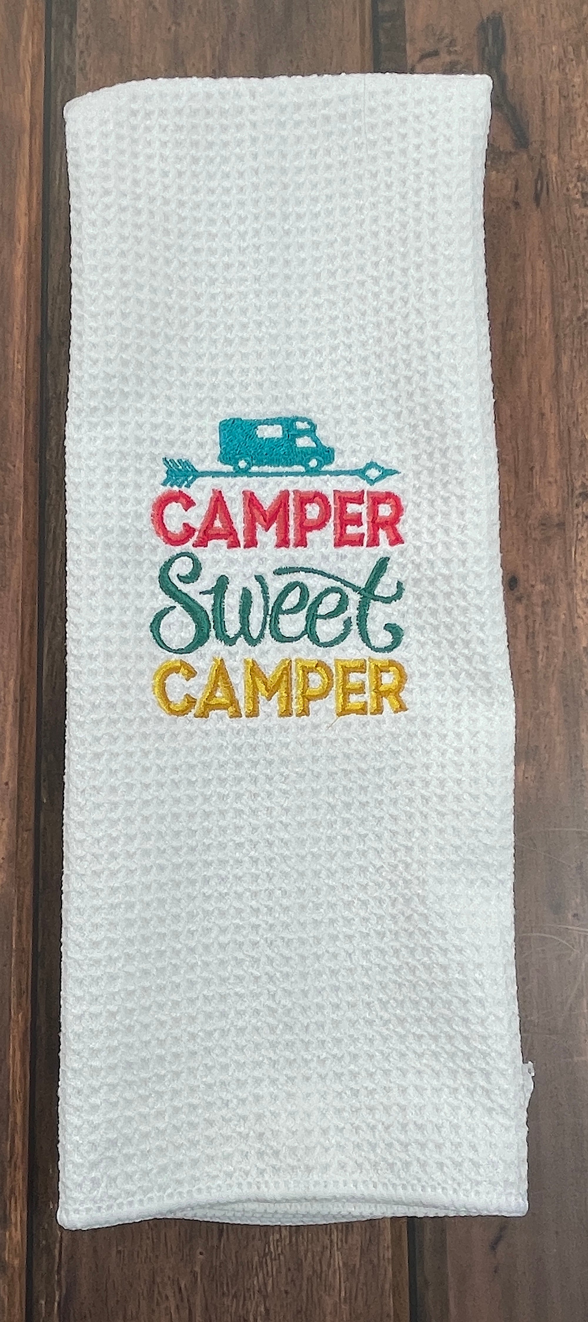 Camper Sweet Camper Microfiber kitchen towel
