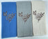 Cat and Butterfly microfiber waffle weave hand  towel