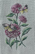 Flower and Butterfly microfiber waffle weave hand  towel - Kitchen towel