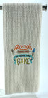 Good things come to those who bake microfiber waffle weave hand towel
