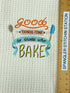 Good things come to those who bake microfiber waffle weave hand towel