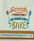 Good things come to those who bake microfiber waffle weave hand towel