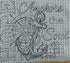 Hope Anchors the Soul microfiber waffle weave hand towel