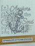 Hope Anchors the Soul microfiber waffle weave hand towel