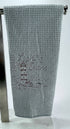 Let your light shine nautical microfiber waffle weave hand towel