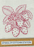 Strawberry  microfiber waffle weave kitchen towel