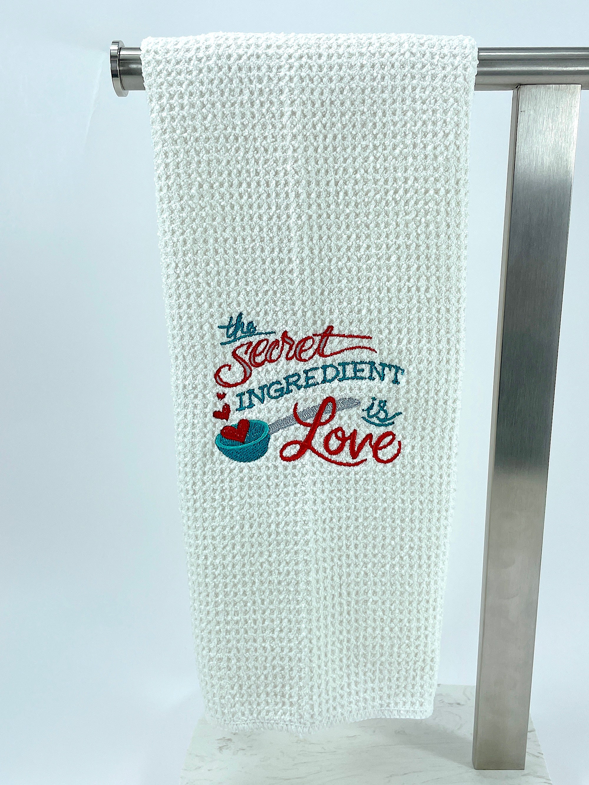 The Secret ingredient is Love microfiber hand towel