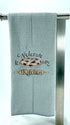 Welcome to my Kitchen Microfiber waffle weave kitchen towel