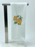 Begonia Sketch towel - microfiber waffle weave hand  towel - Kitchen towel