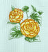 Begonia Sketch towel - microfiber waffle weave hand  towel - Kitchen towel