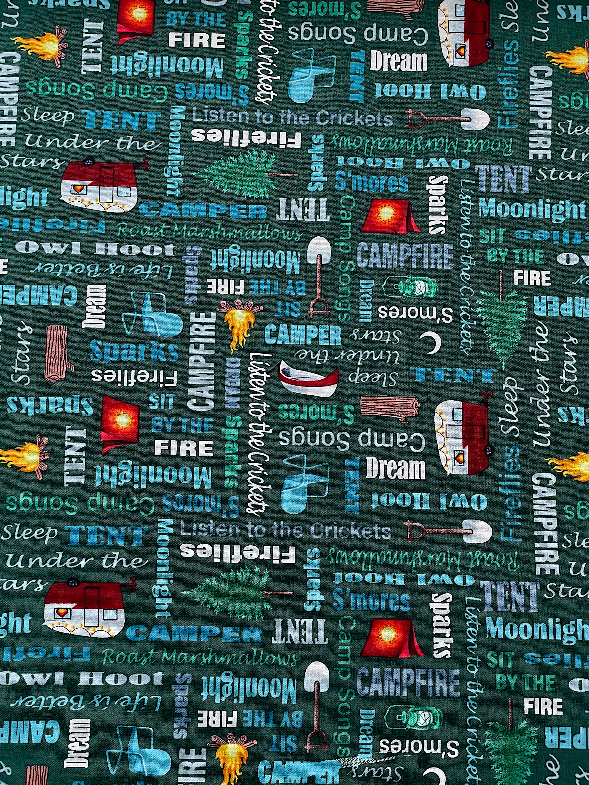 Beneath the Stars Campsite Words