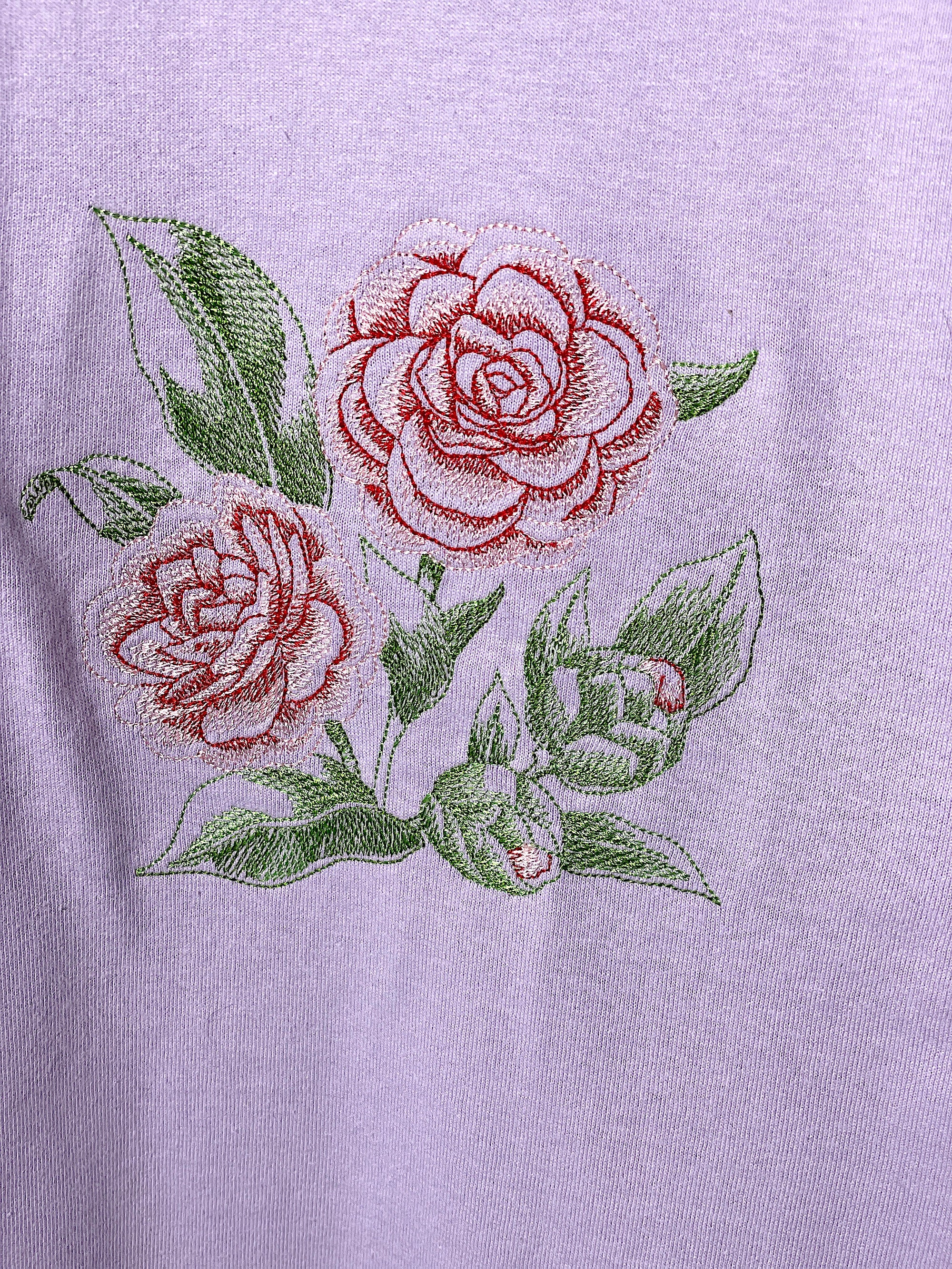 Camellia flower t-shirt
