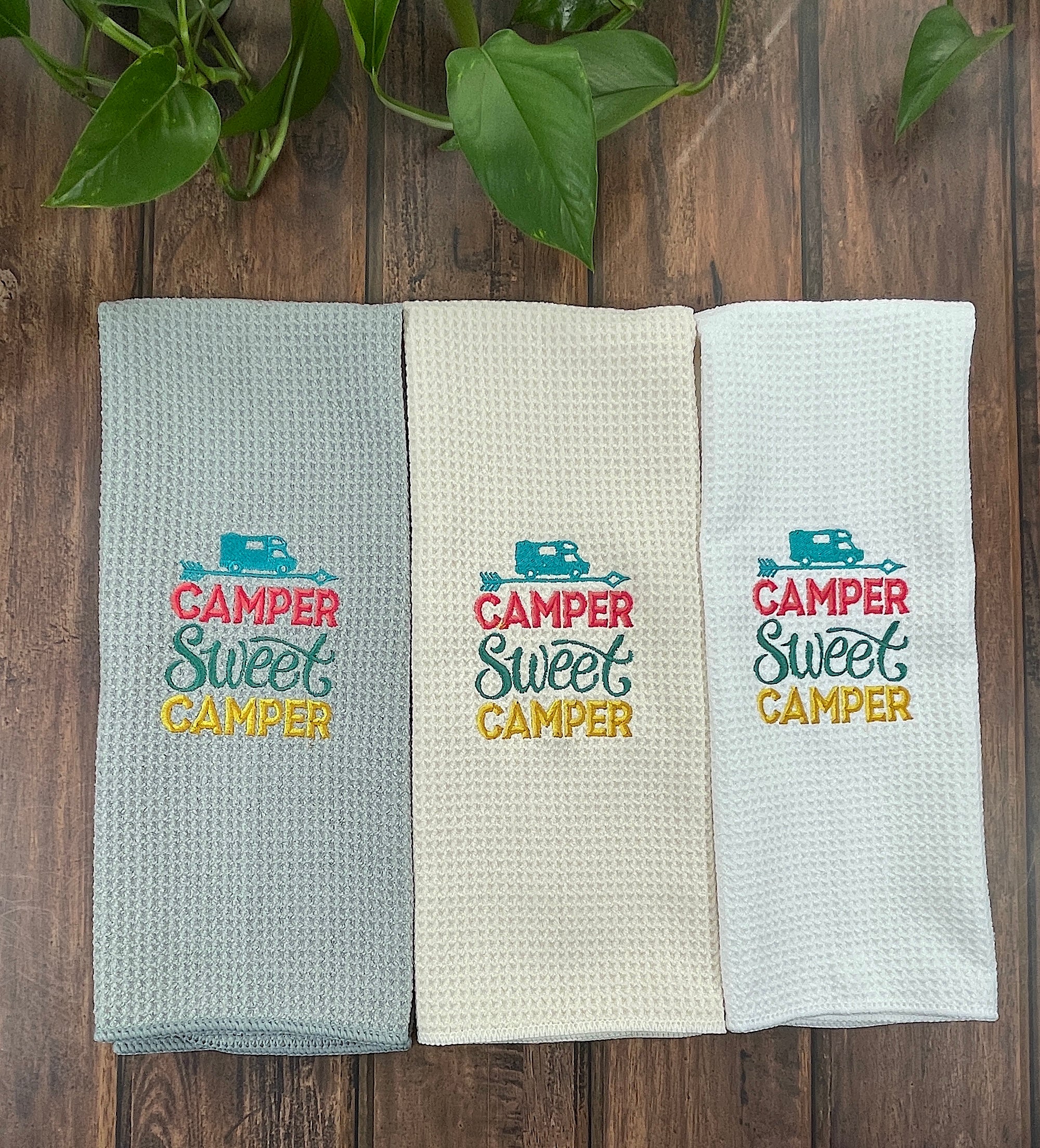 Camper Sweet Camper Microfiber kitchen towel