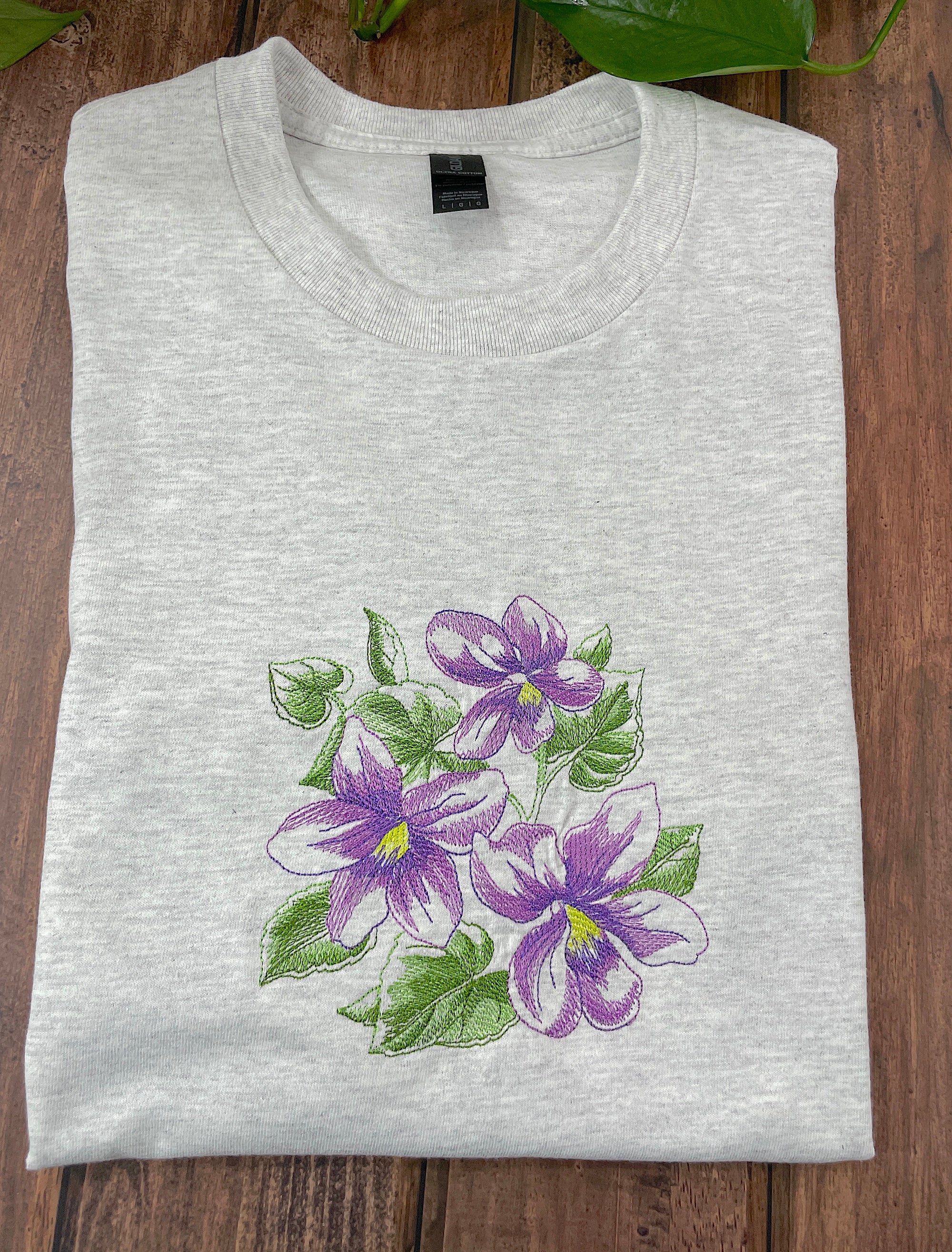Clematis flower T-shirt