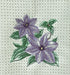 Clematis Towel - Flower Towel - Microfiber Towel