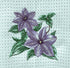 Clematis Towel - Flower Towel - Microfiber Towel