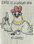 Coffee is a gateway drug to cookies microfiber waffle weave hand  towel