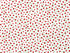 Light cream cotton fabric covered with mini strawberries.