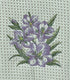 Gladiolus Sketch towel - microfiber waffle weave hand  towel - Kitchen towel