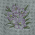 Gladiolus Sketch towel - microfiber waffle weave hand  towel - Kitchen towel