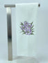 Gladiolus Sketch towel - microfiber waffle weave hand  towel - Kitchen towel