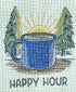 Happy Hour - Coffee Towel - microfiber  towel - Kitchen towel