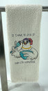 If I have to stir it then it's homemade  Funny kitchen hand towel