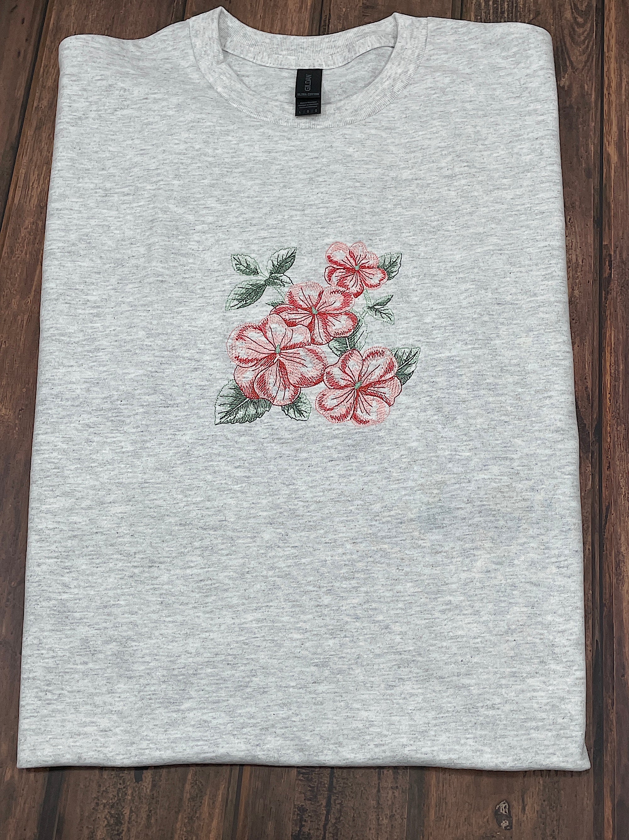 Impatient Sketch Flower T-shirt