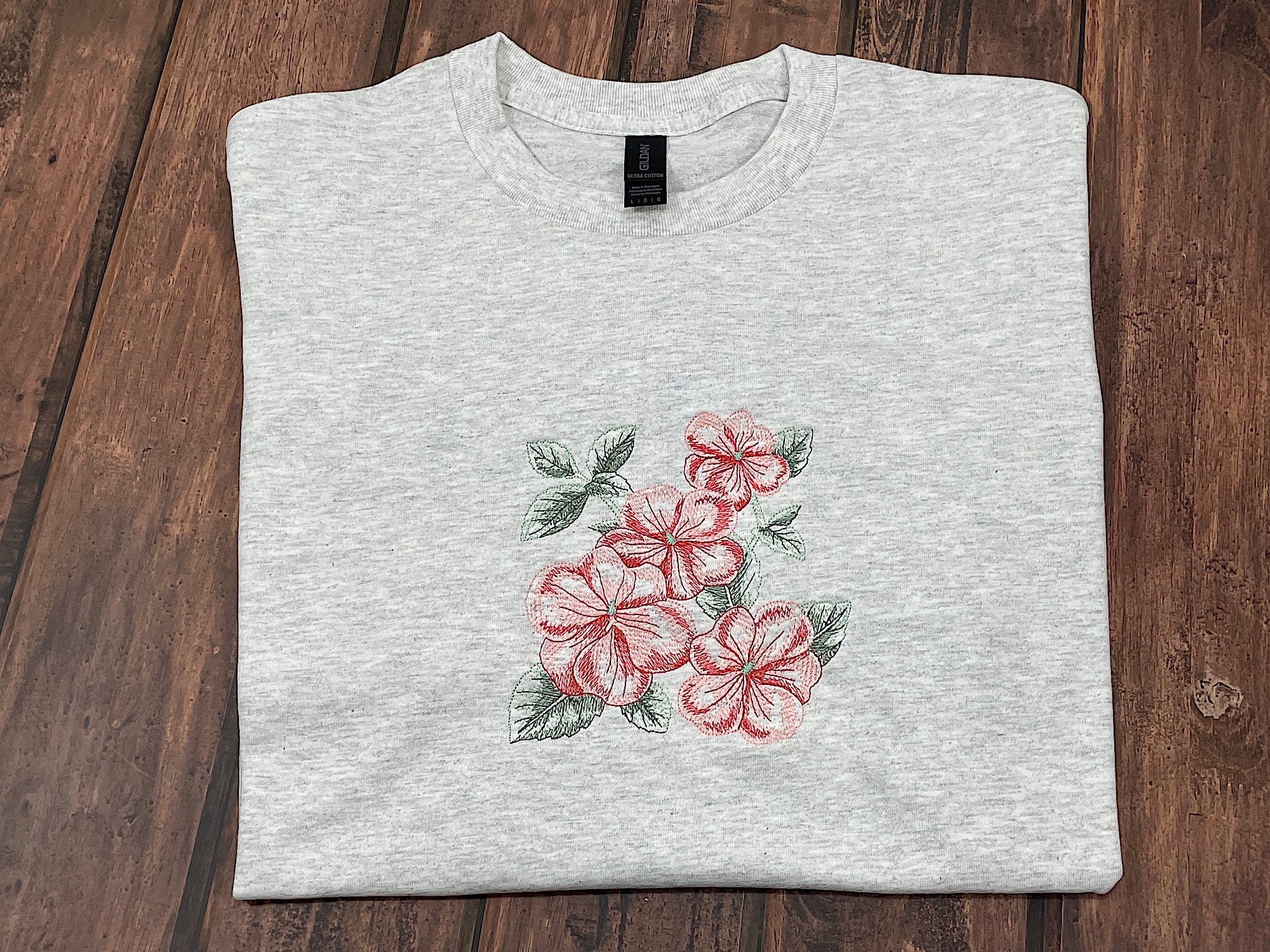 Impatient Sketch Flower T-shirt