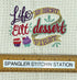 Life is Short Eat Dessert First - Hand Towel - Kitchen Towel - Microfiber Towel