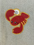 Lobster microfiber waffle weave hand towel