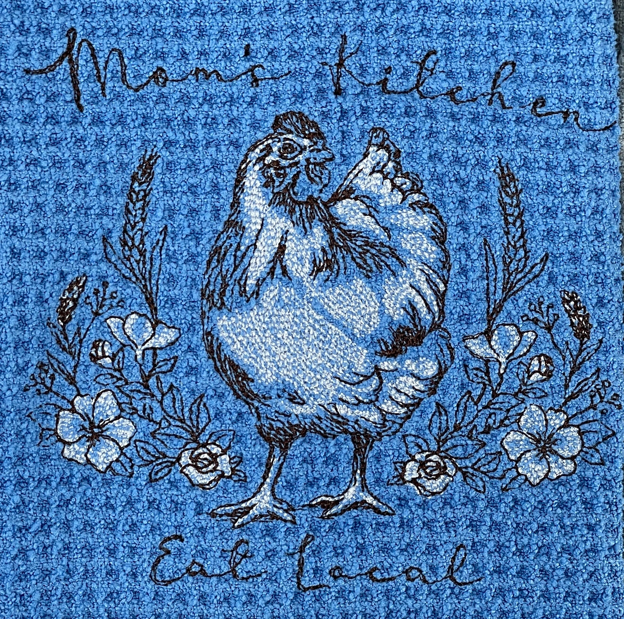 Chicken towel - Mom's Kitchen - Kitchen towel - Microfiber towel