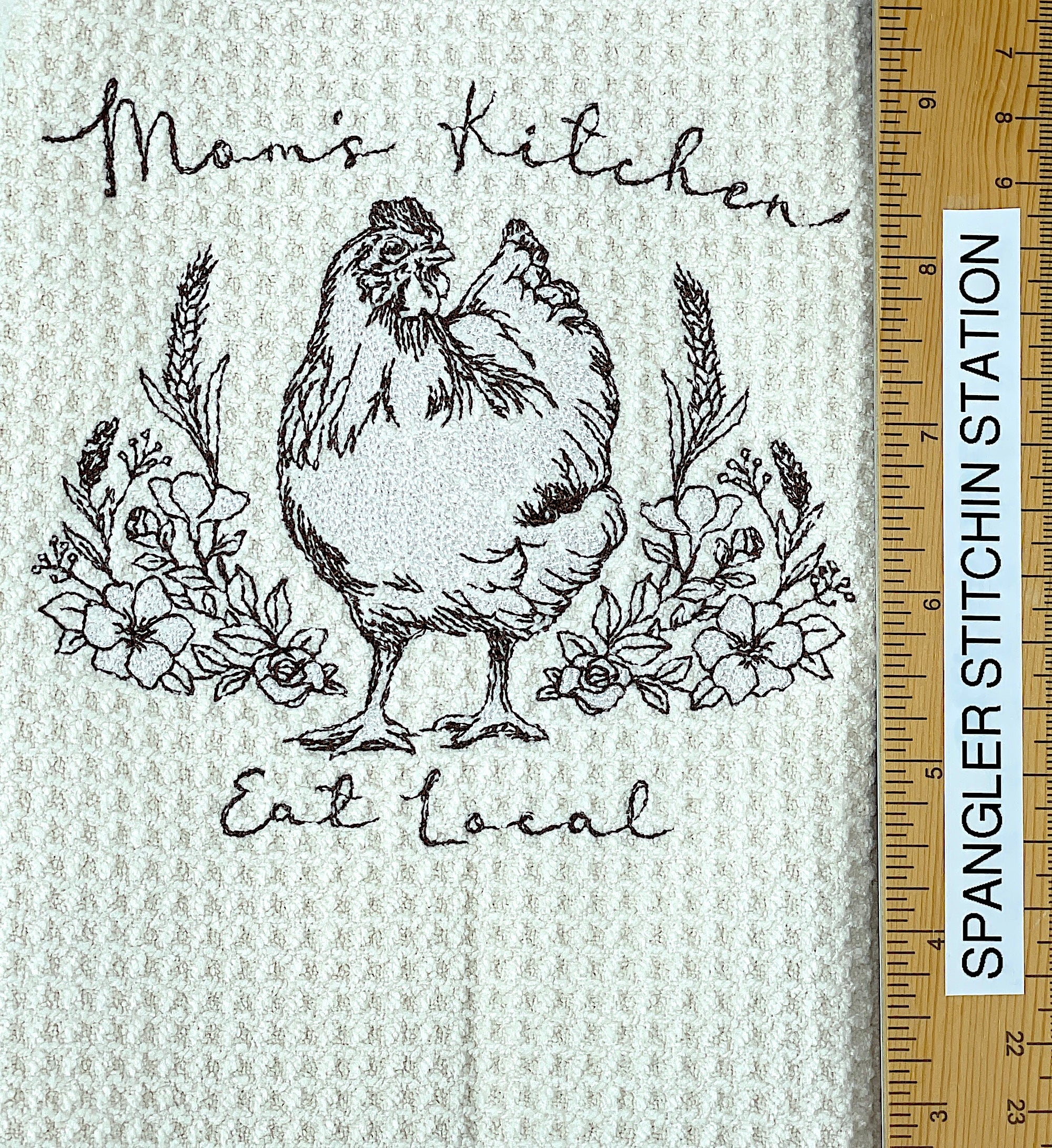 Chicken towel - Mom's Kitchen - Kitchen towel - Microfiber towel