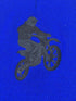 Bicycle Rider Embroidered Cuffless Beanie Hat