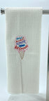 Ice Cream towel - microfiber waffle weave hand  towel - Kitchen towel