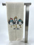 Sea Gals Nautical microfiber waffle weave hand  towel - Kitchen towel