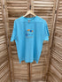 Seashells and Sandy Toes Nautical t-shirt sky blue
