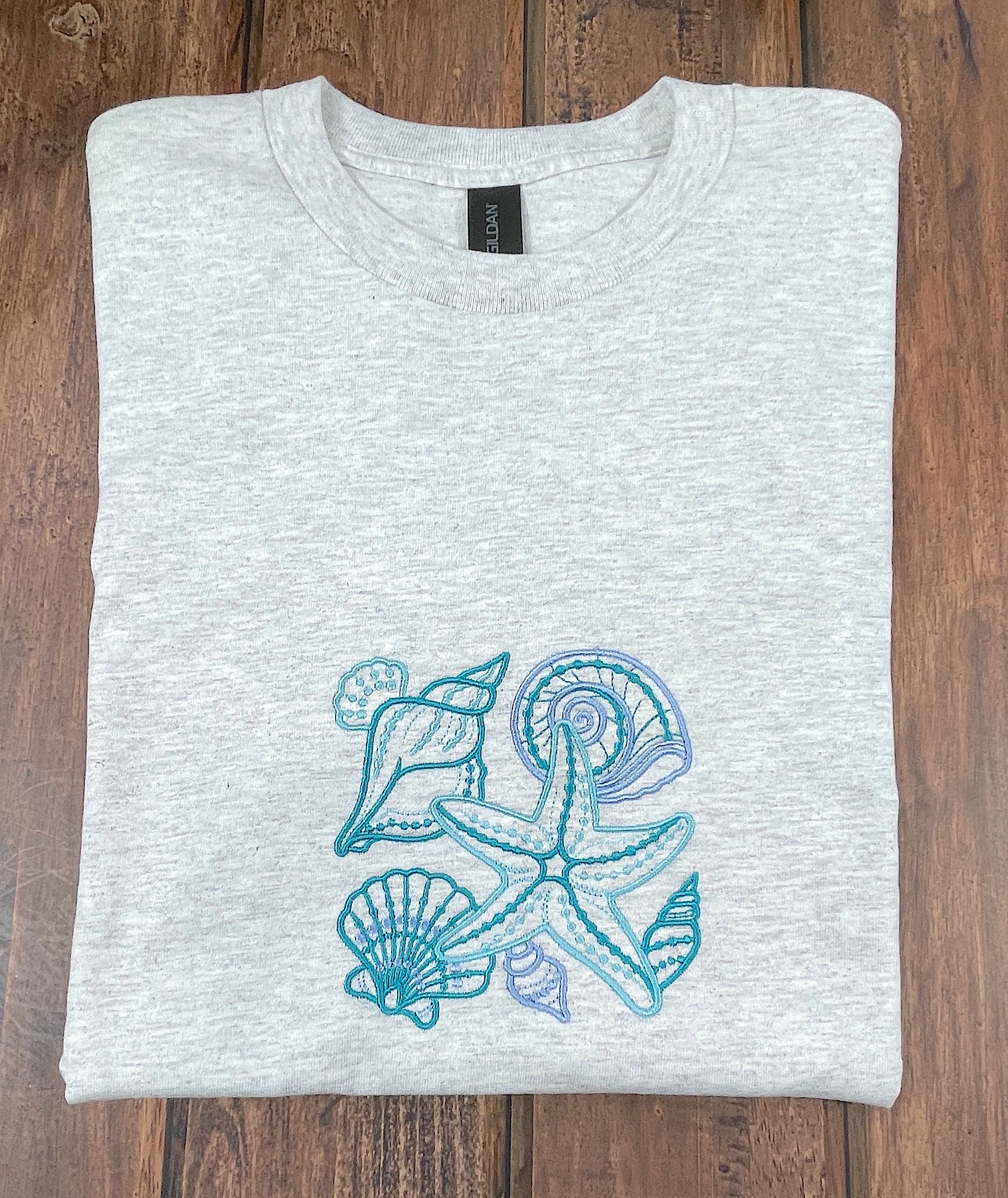 Starfish and Seashell Nautical t-shirt