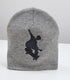 Skateboarder Embroidered Cuffless Beanie Hat