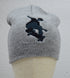 Skateboarder Embroidered Cuffless Beanie Hat