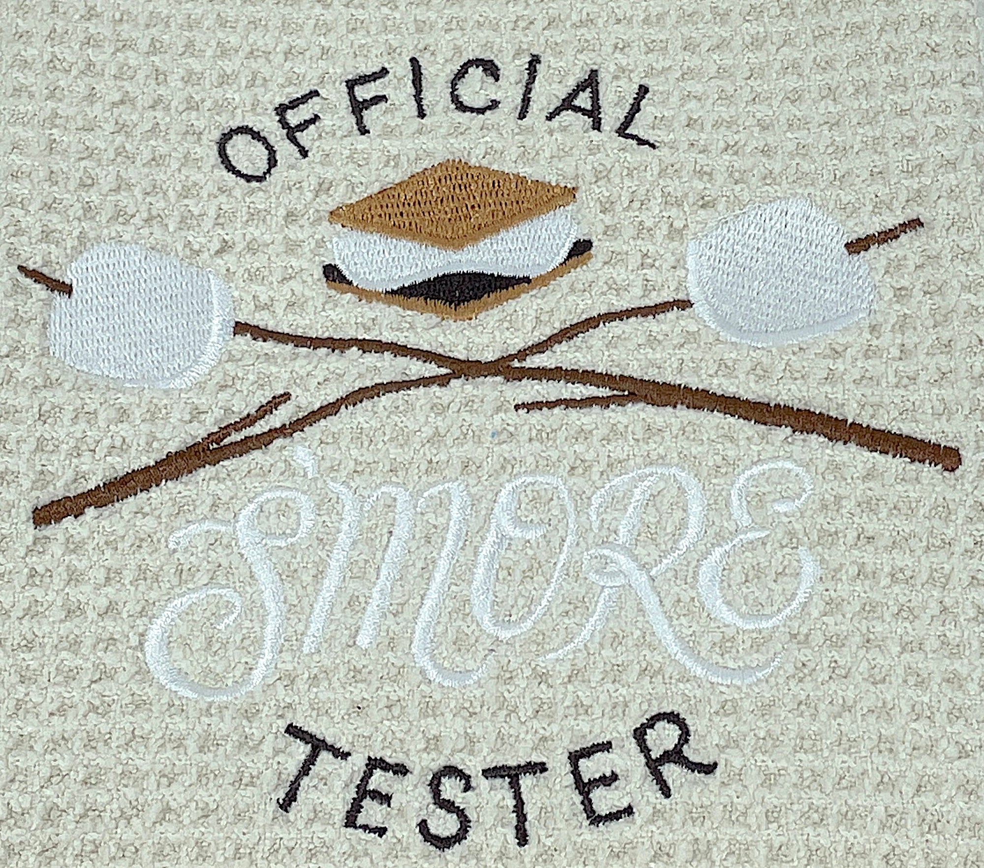 Official Smore Tester - Hand towel - Kitchen towel - Microfiber towel