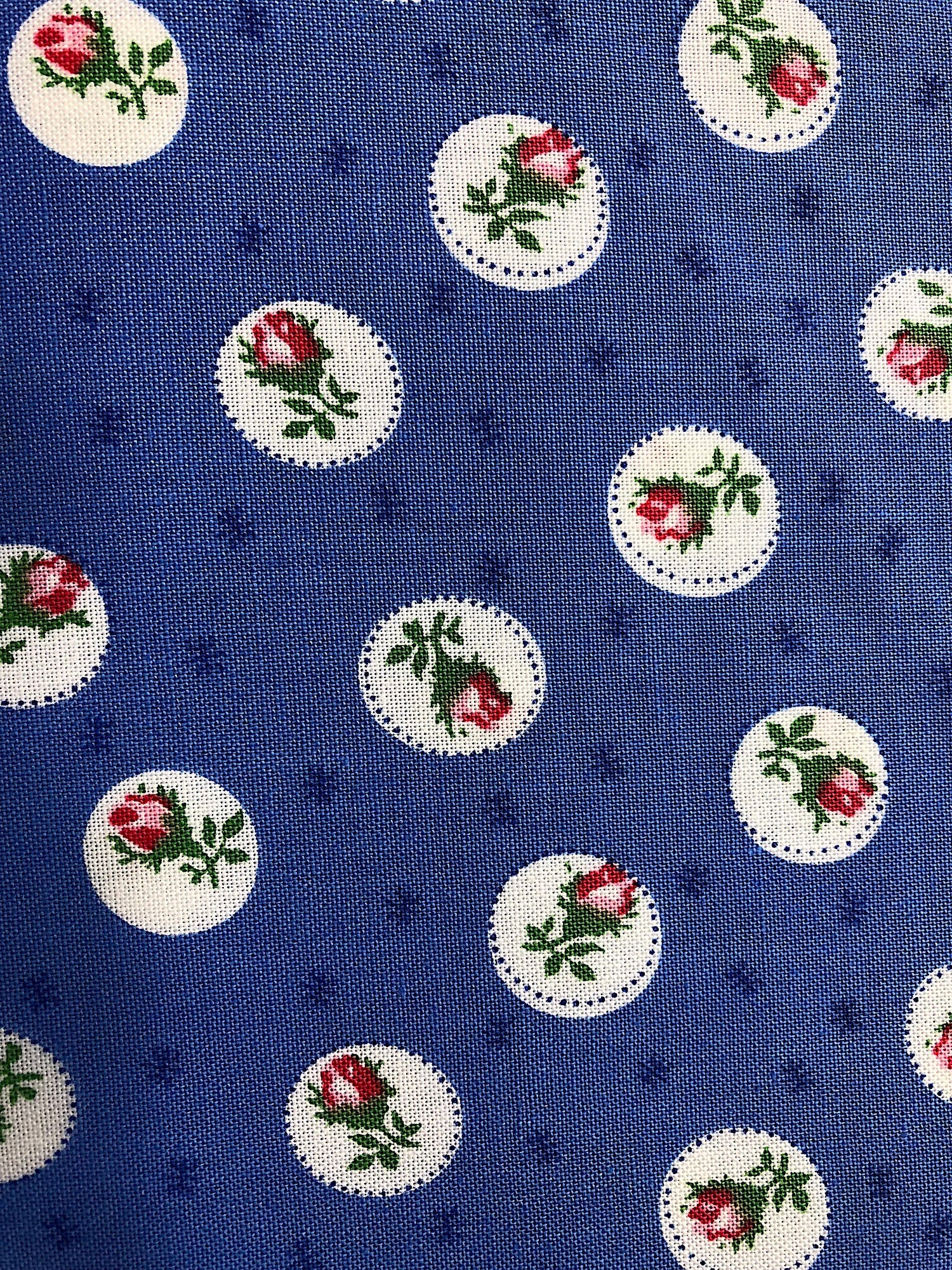 Rosebud Fabric - Rose Fabric - First Blush - Cotton Fabric - Windham Fabrics - FL-46