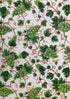 This Fresh Harvest Fabric is covered with Green grapes, leaves and vines.