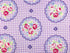 This fabric is called Flower Rose Kiss Lavender and has shades of pink roses on a plaid lavender and white background